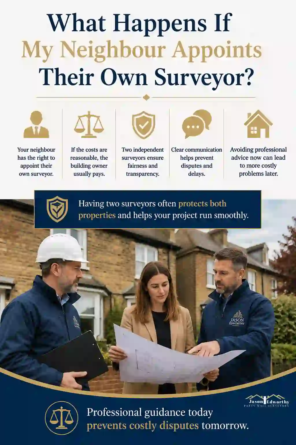 What Happens If My Neighbour Appoints Their Own Surveyor Hackney?
